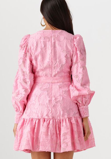 SELECTED FEMME Mini robe SLFCALLI-SADIE LS SHORT V-NECK DRESS FF en rose - large