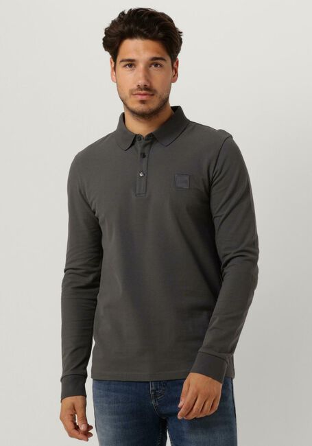 BOSS ORANGE Polo PASSERBY Gris foncé - large