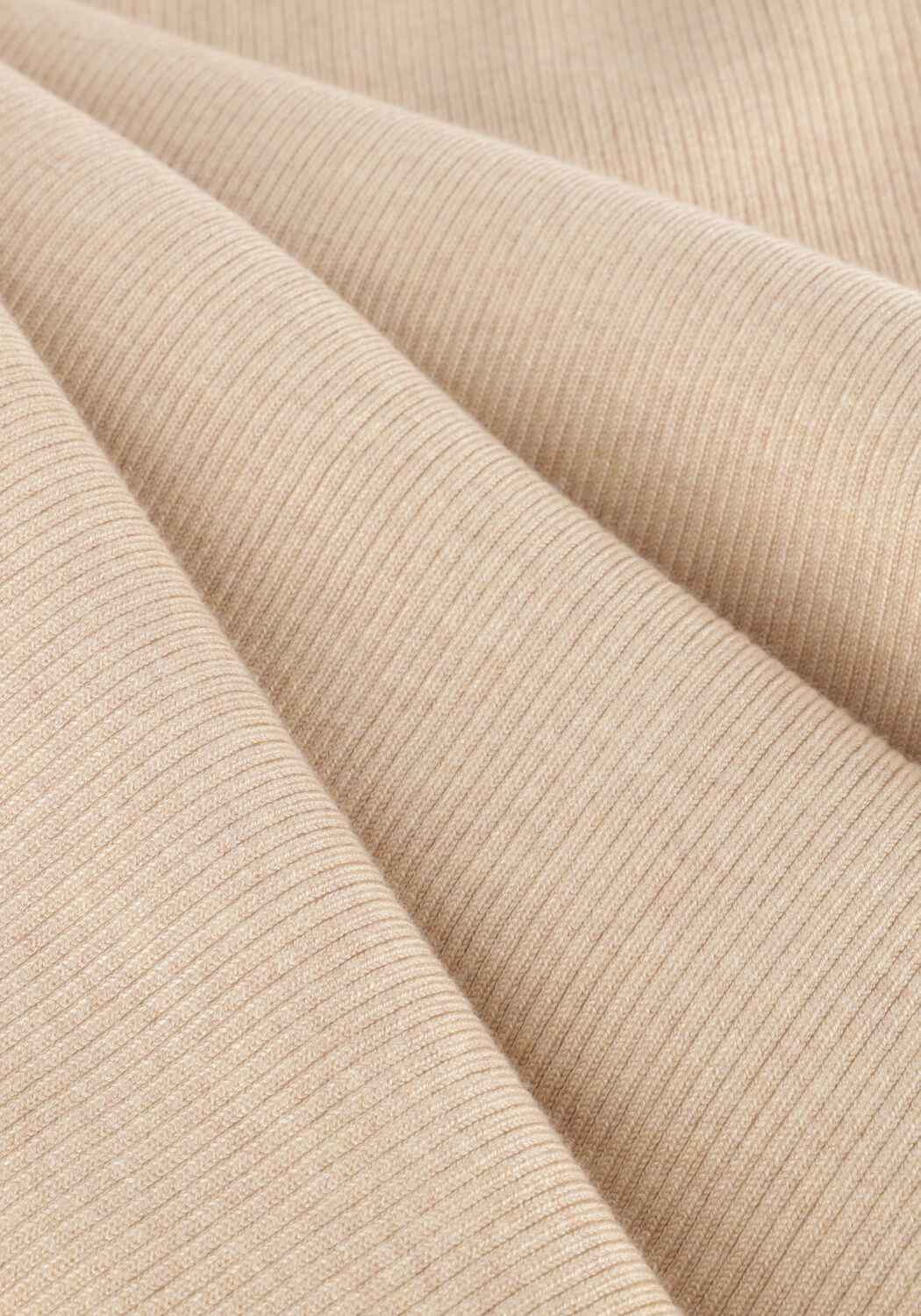 YDENCE Robe maxi KNITTED DRESS ARIEL en beige - large