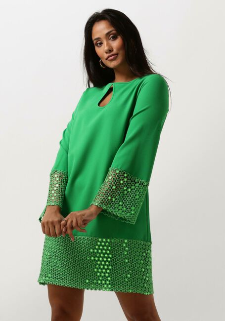 ANA ALCAZAR Mini robe MIX DRESS en vert - large