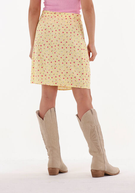 ENVII Mini-jupe ENMALLOW SHORT SKIRT AOP 6891 en jaune - large