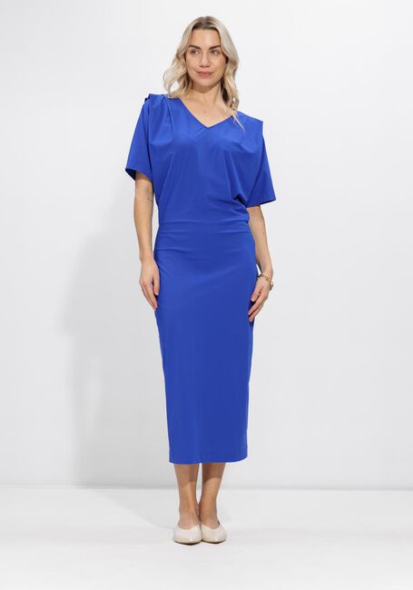 STUDIO ANNELOES Robe midi Ivey dress en bleu - large