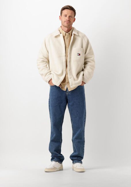 Beige TOMMY JEANS Casual overhemd TJM REG CORDUROY SHIRT - large