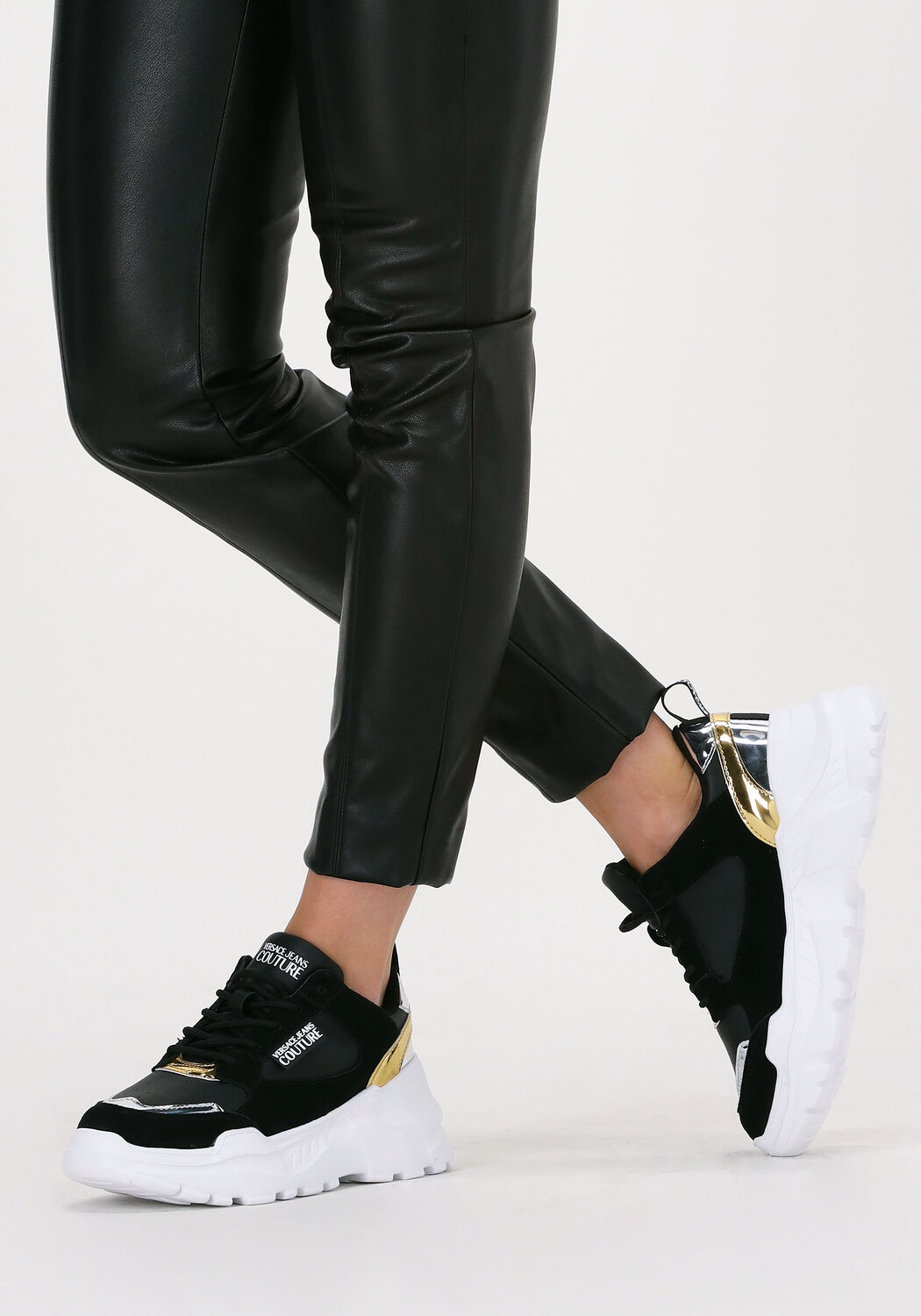 Zwarte VERSACE JEANS Sneakers SPEEDTRACK DIS SC2 - large