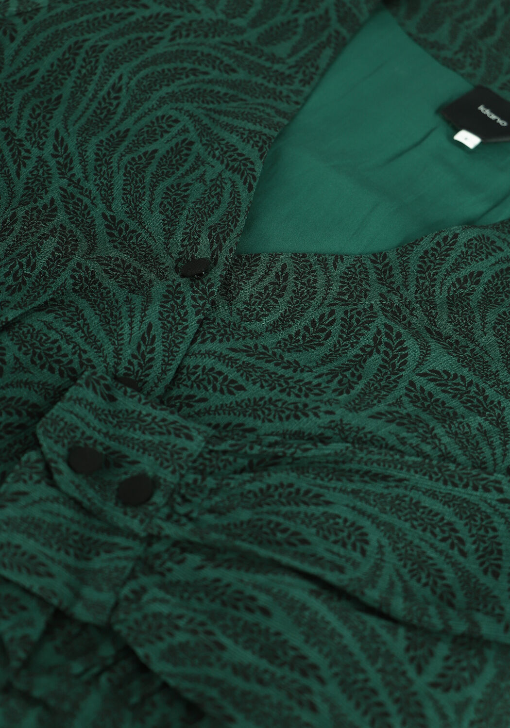 Groene IDANO Midi jurk BRUNELLA - large