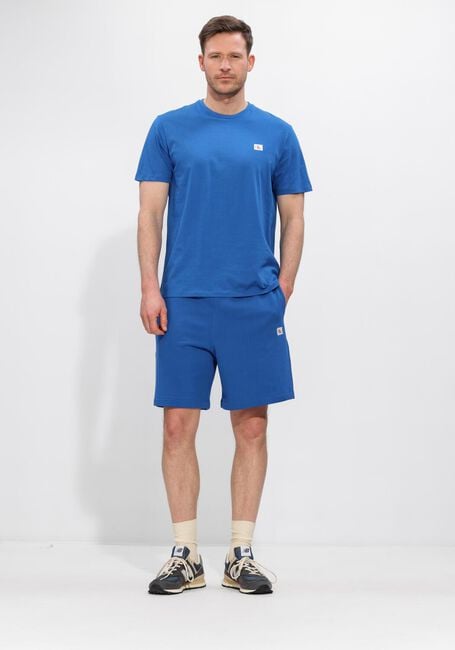 CALVIN KLEIN Pantalon courte EU 350TERRY BADGE SHORT en bleu - large