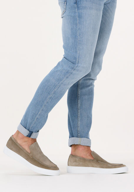 GIORGIO 13756 Chaussures &agrave; enfiler en beige - large