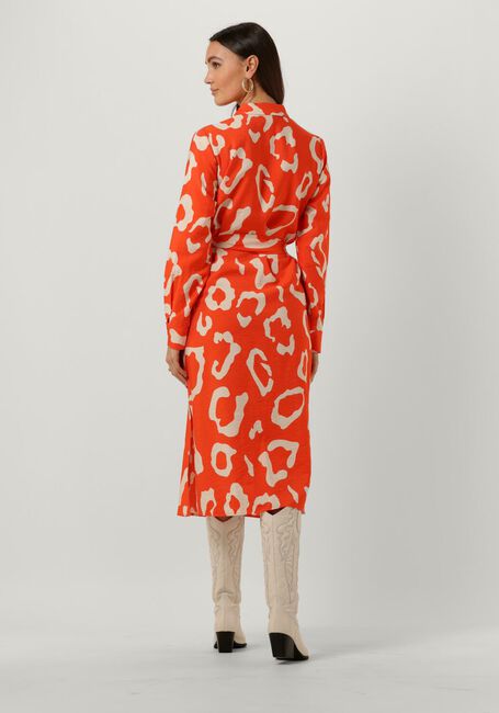 Koraal OBJECT Midi jurk JACIRA TILDA L/S SHIRT DRESS - large