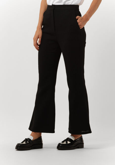 Zwarte NA-KD Wijde broek STRUCTURED SUITPANTS - large