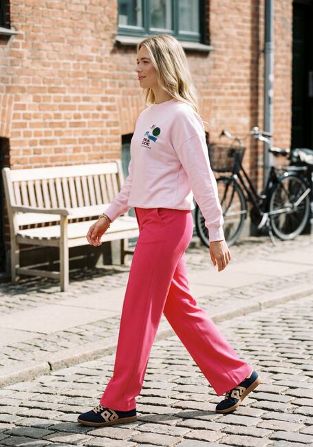 Roze POM AMSTERDAM Truien/vesten SWEATER SEASIDE PINK - large