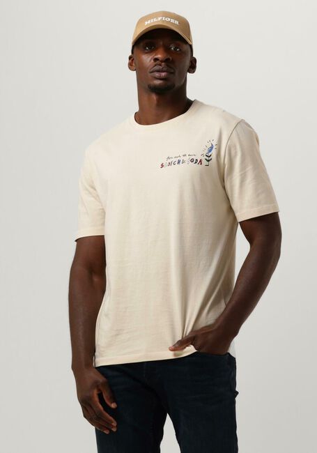 SCOTCH & SODA T-shirt MUSIC ARTWORK T-SHIRT en beige - large