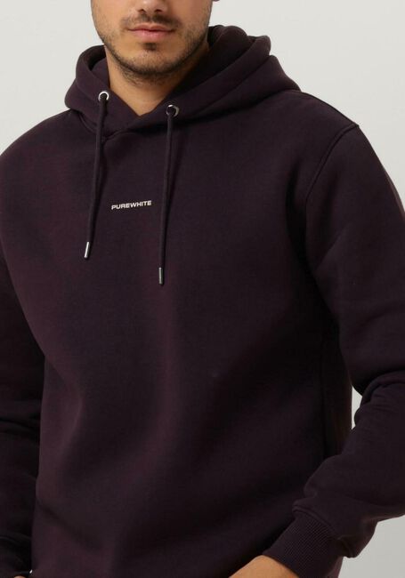 PUREWHITE Chandail SEASONAL LOGO HOODIE en violet - large