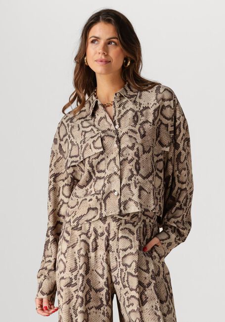 Zand ALIX THE LABEL  LADIES WOVEN SNAKE TWILL BLOUSE - large