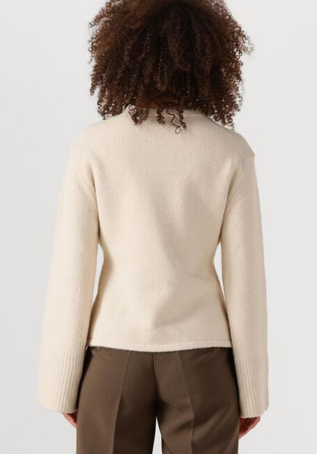 NEO NOIR Gilet MIXIE KNIT CARDIGAN Écru - large