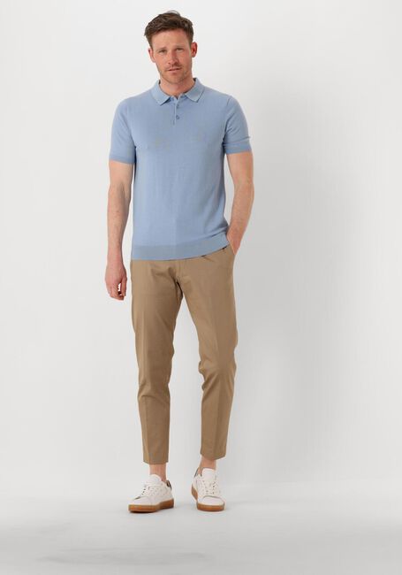 SAINT STEVE Polo CHRIS Bleu clair - large