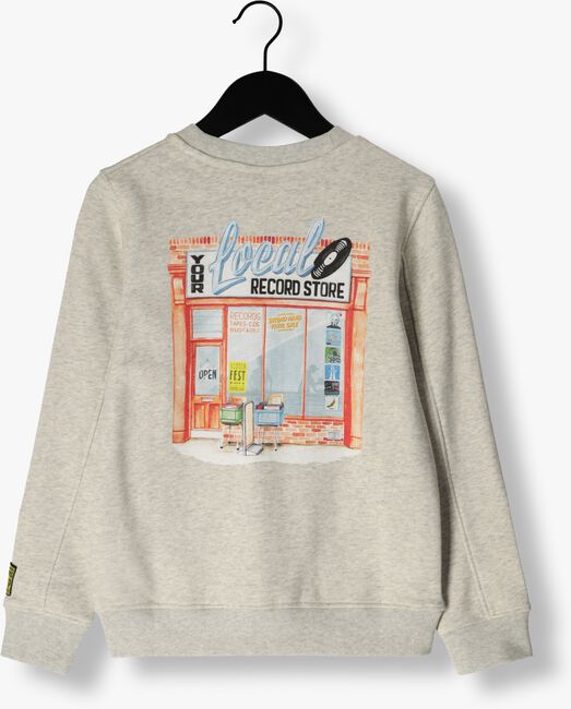 Ecru SCOTCH & SODA Sweater REGULAR FIT ARTWORK SWEATSHIRT - large
