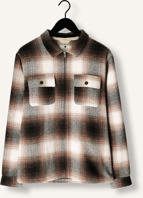 Bruine ANERKJENDT Overshirt AKOSCAR CHECK OVERSHIRT Bruine ANERKJENDT Overshirt AKOSCAR CHECK OVERSHIRT - large