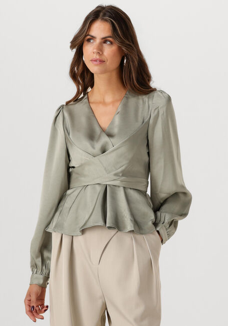 NEO NOIR RISTA HEAVY SATEEN BLOUSE Blouses en vert - large