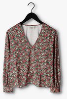 Groene ANOTHER LABEL Blouse FILOU FLOWER TOP L/S
