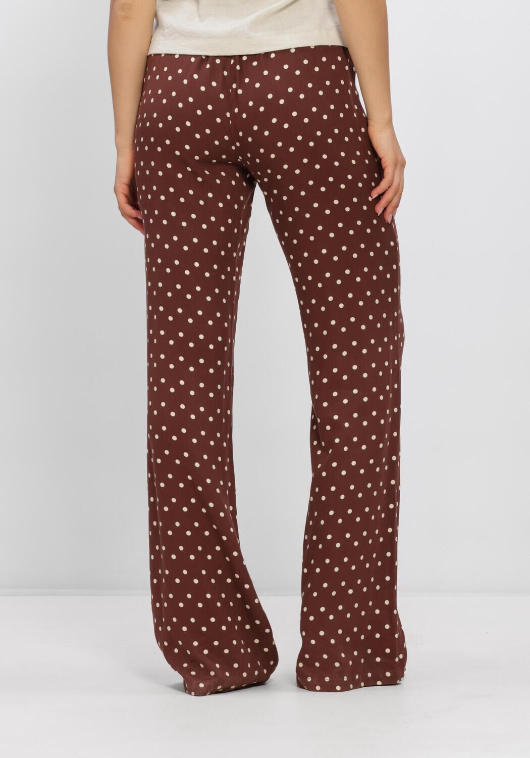 Bruine YDENCE Broeken/jumpsuits PANTS STACEY TALL - large