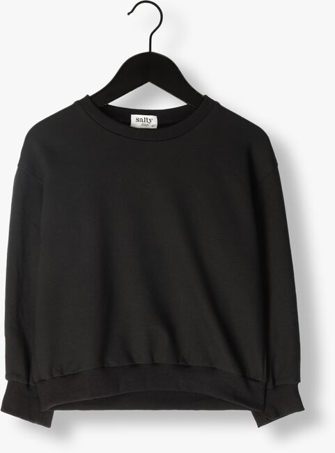 Zwarte Salty Stitch Sweater FRINGE SWEATSHIRT - large