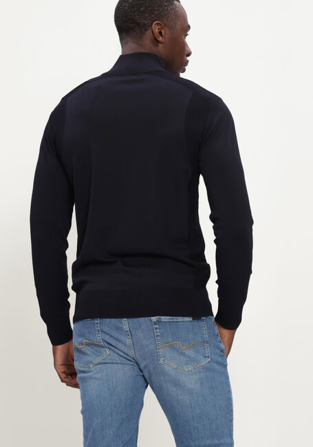 GENTI TURTLE ZIP LS Pulls & Gilets Bleu fonc&eacute; - large