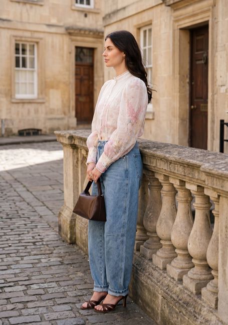 Roze Y.A.S.  YASFLORENCE LS SHIRT - large