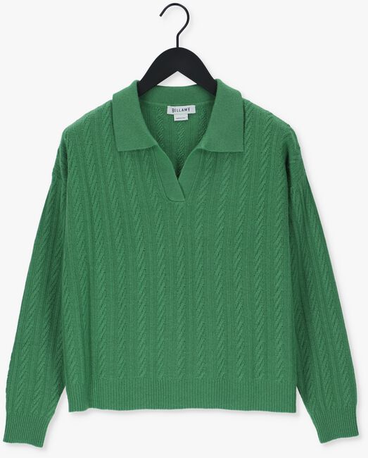 BELLAMY Pull MY POLO CABLE en vert - large