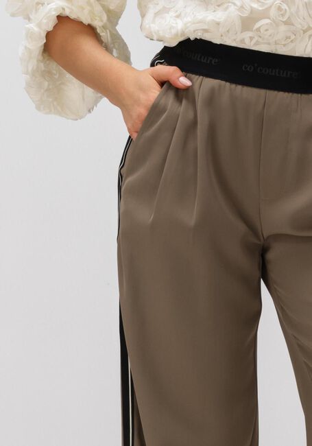 Taupe CO'COUTURE Wijde broek AMINA SPLIT LL PANEL - large