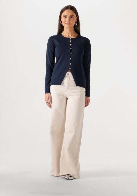 NEO NOIR TELLER KNIT BLOUSE Blouses Bleu foncé - large