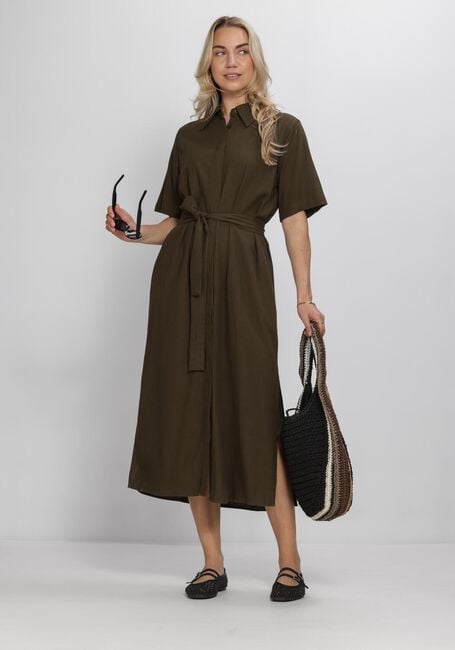 Donkerblauwe MY ESSENTIAL WARDROBE Jurken MWDIAS SS BOXY SHIRTDRESS - large
