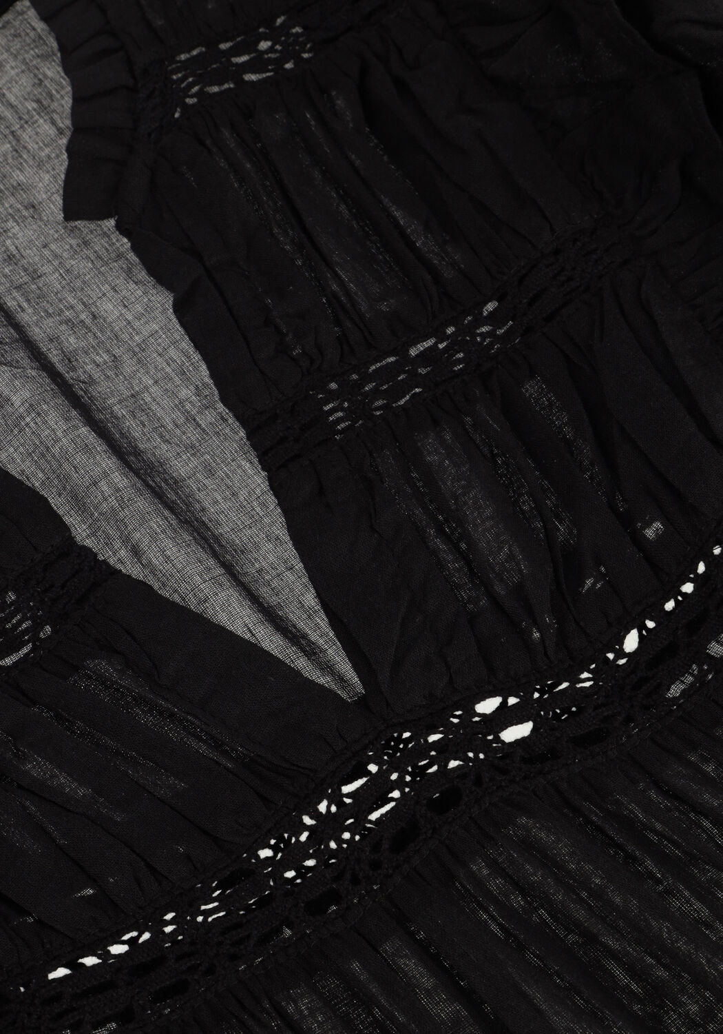 NEO NOIR JAYLA S VOILE TOP Blouses en noir - large