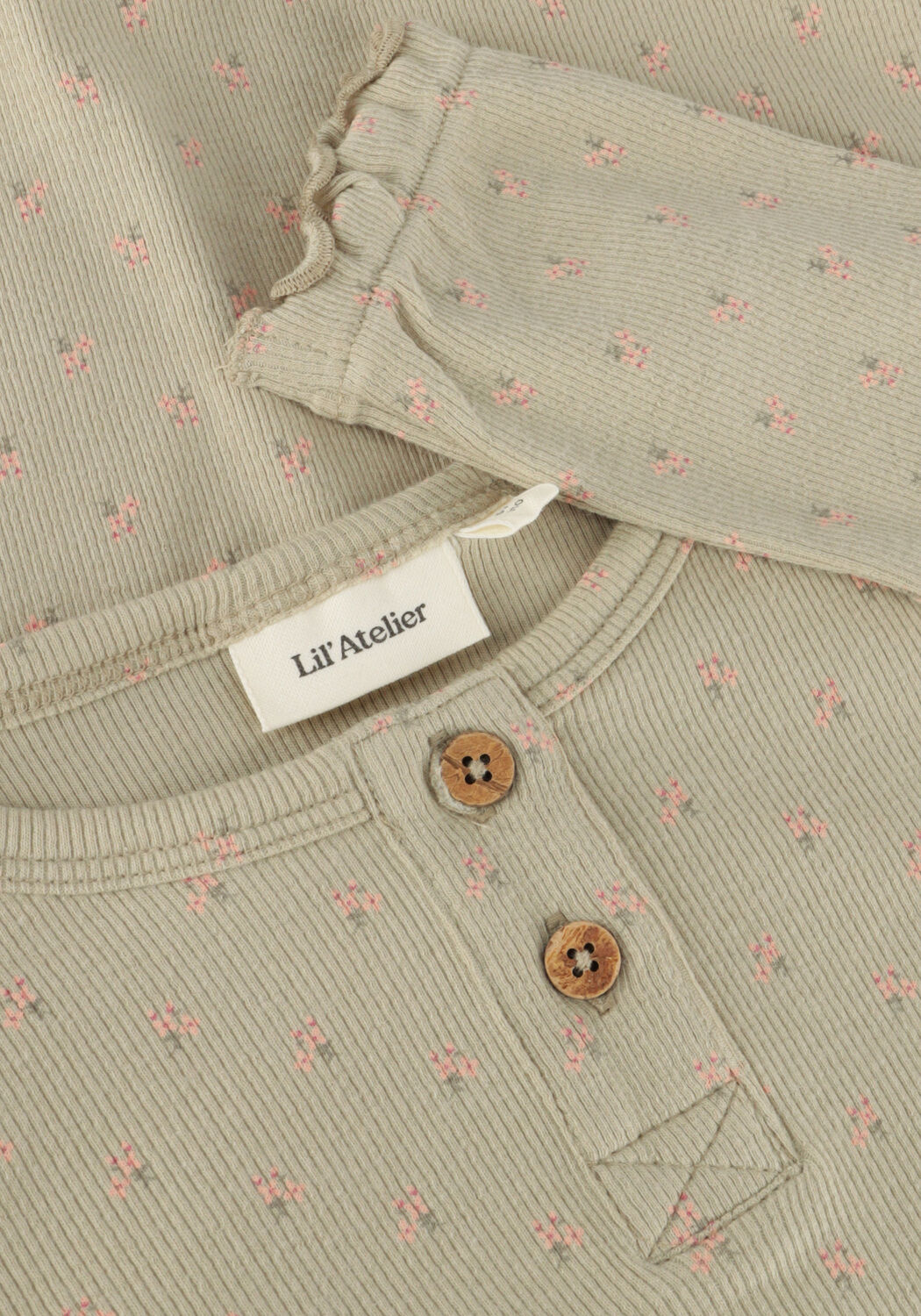 Olijf LIL' ATELIER Tops & T-shirts NMFGAGO FIA SLIM TOP - large