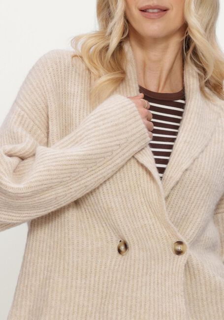 Beige MSCH COPENHAGEN Trui MSCHVIANNIE CARDIGAN - large