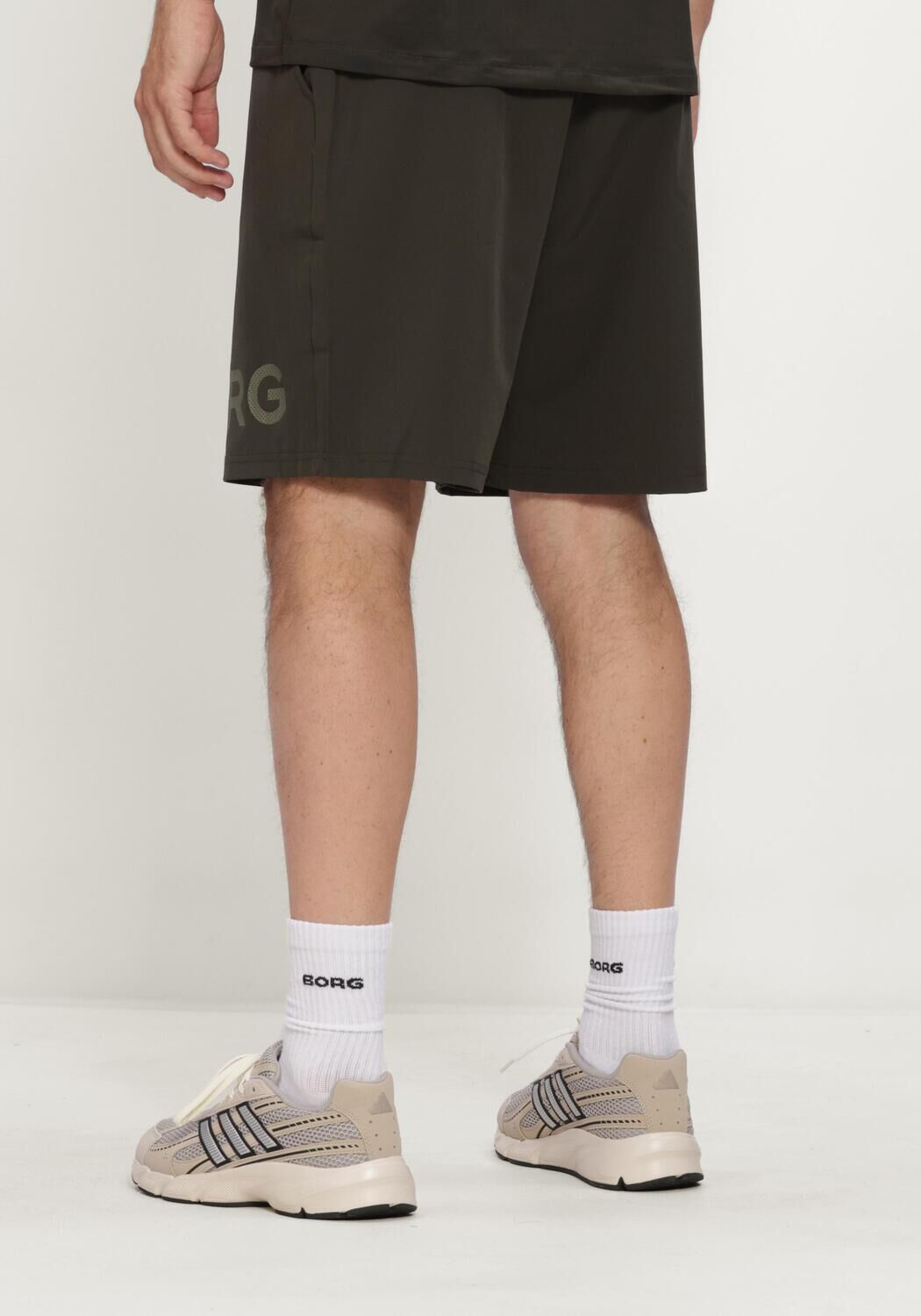 Khaki BJORN BORG Korte broek BORG 9 SHORTS - large