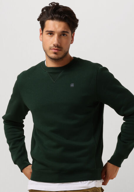 G-STAR RAW Chandail PREMIUM CORE R SW L/S en vert - large