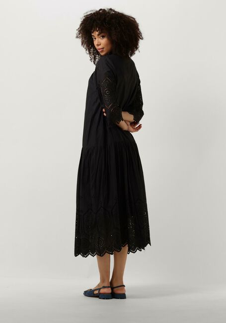 Zwarte LOLLYS LAUNDRY Maxi jurk TIMORLL MIDI DRESS SS - large