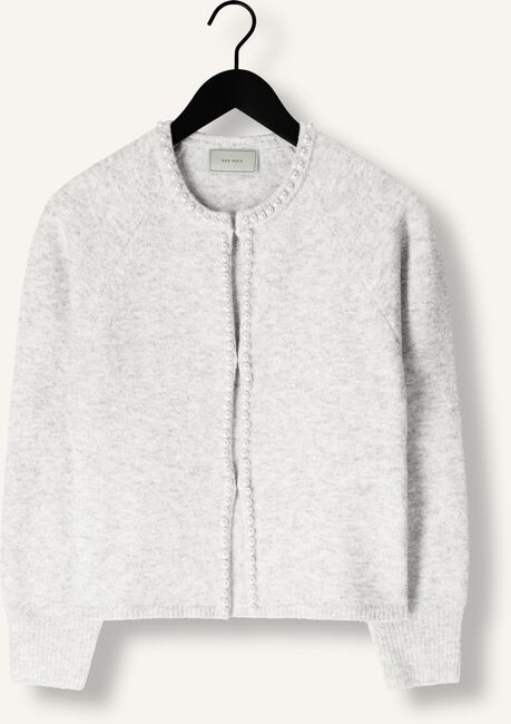 Lichtgrijze NEO NOIR Vest LILY PEARL KNIT CARDIGAN Lichtgrijze NEO NOIR Vest LILY PEARL KNIT CARDIGAN - large