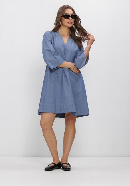 Donkerblauwe SELECTED WOMEN Mini jurk SLFKIRA TALIA OVERSIZE 3/4 DRESS - large