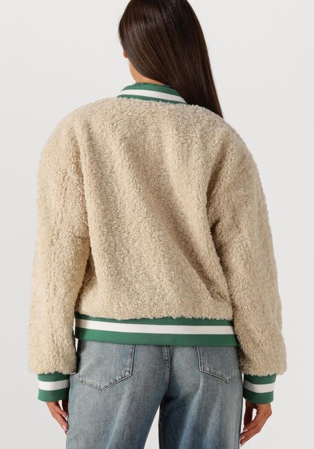 POM AMSTERDAM Jack JACKET - TEDDY BASEBALL ECRU Écru - large
