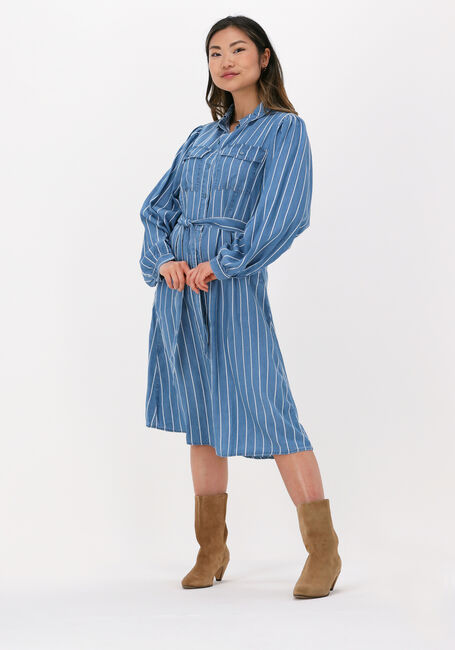 LOLLYS LAUNDRY Robe midi KAMMA en bleu - large