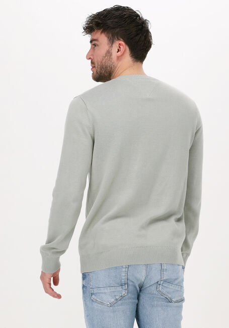 Groene TOMMY JEANS Trui TJM ESSENTIAL LIGHT SWEATER - large