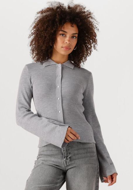 Grijze MODSTRÖM Vest HIROKIMD CARDIGAN - large