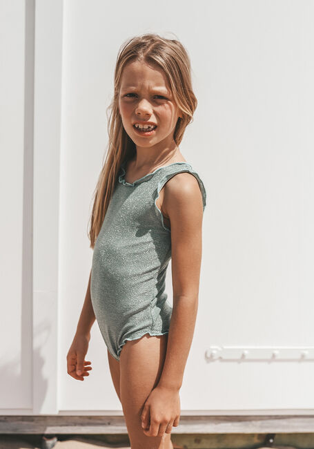 Groene SALTED STORIES Zwemkleding GLITTER SWIMSUIT - large