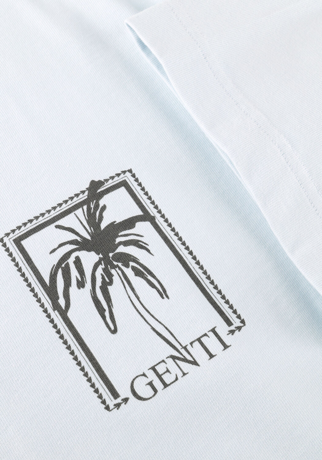 GENTI T-shirt T-SHIRT SS 1226 Bleu clair - large