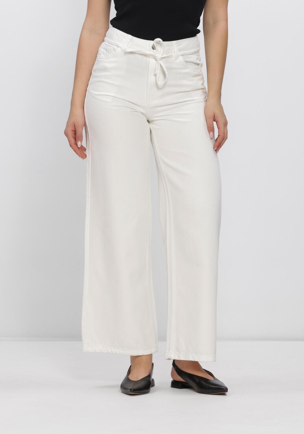 OBJECT Wide jeans OBJROSIE MW WIDE JEANS en bleu - large