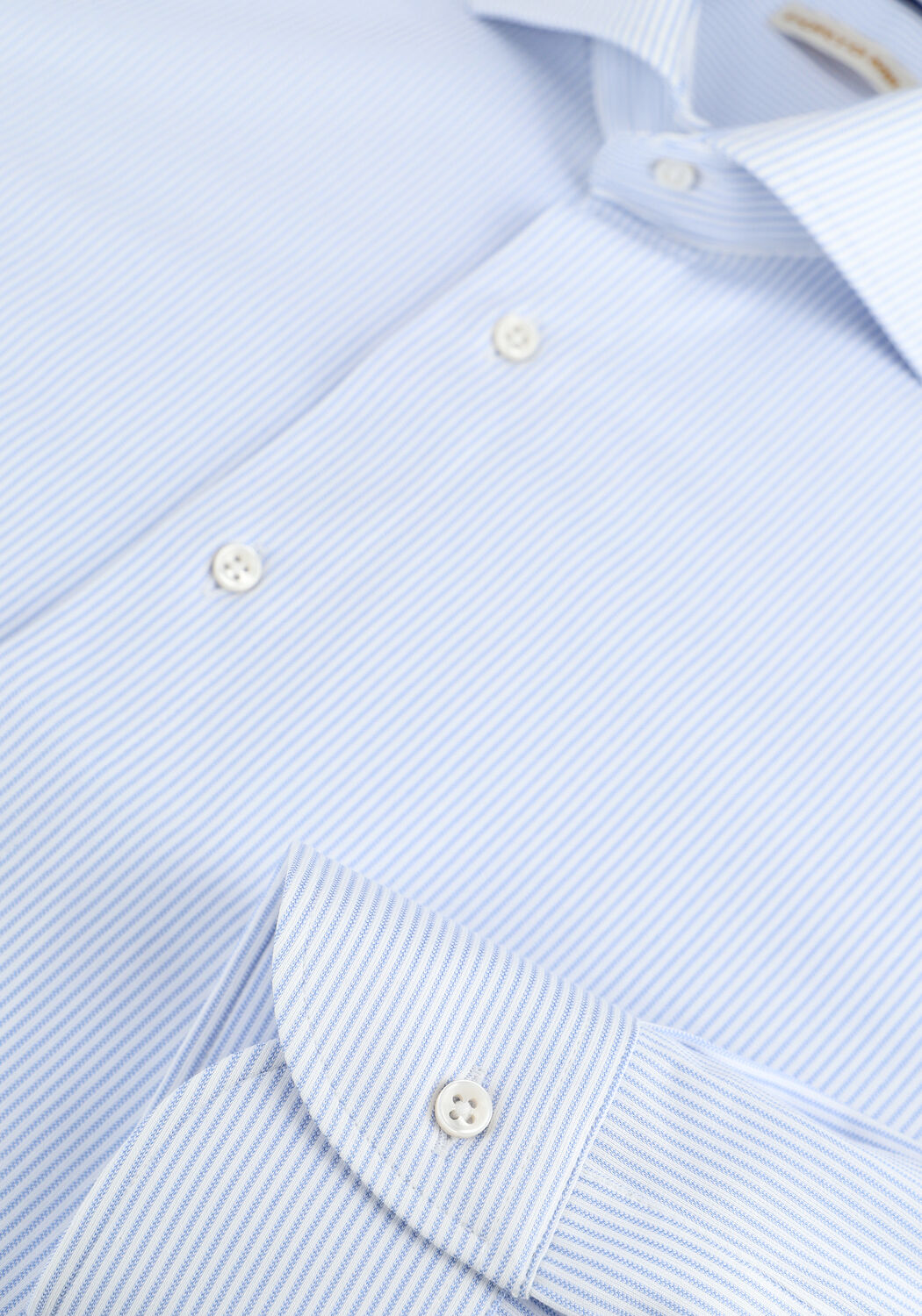 Blauwe PORTO MILANO Casual overhemd FARO - large