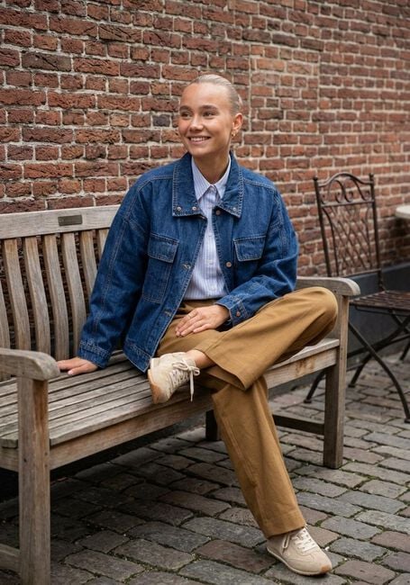 Blauwe WITHBLACK Spijkerjas WBLPEYTON DENIM JACKET - large