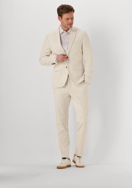Beige SELECTED HOMME Colberts SLHSLIMAITOR JERSEY STRUC BLZ FLEX NOOS - large