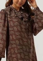SISSEL EDELBO Mini robe CINDY SHORT DRESS en marron